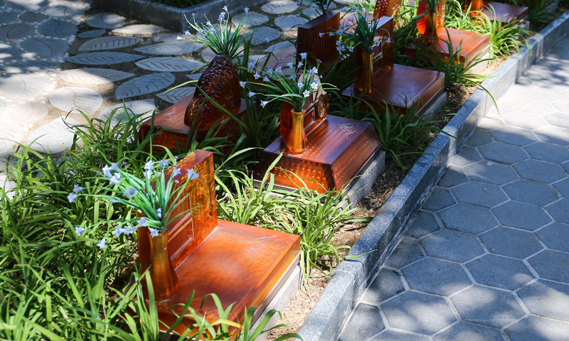 天寿陵园归园琉璃碑实拍